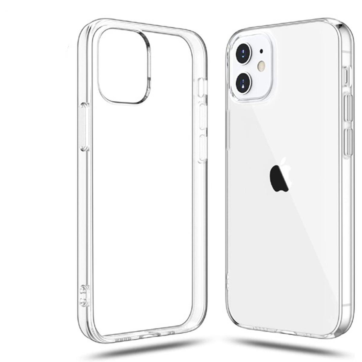 Kavach Crystal Clear Transparent TPU Back Cover for iPhone 12 – Slim Fit, Shockproof & Camera Protection