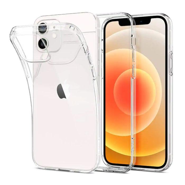 Kavach Crystal Clear Transparent TPU Back Cover for iPhone 12 – Slim Fit, Shockproof & Camera Protection